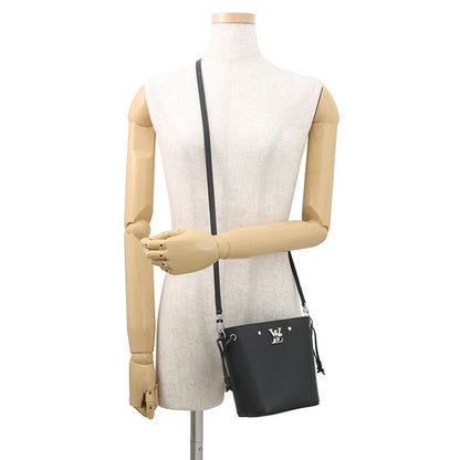 Louis Vuitton Shoulder Bag Calf Leather Nano Lockme Bucket Noir Black
