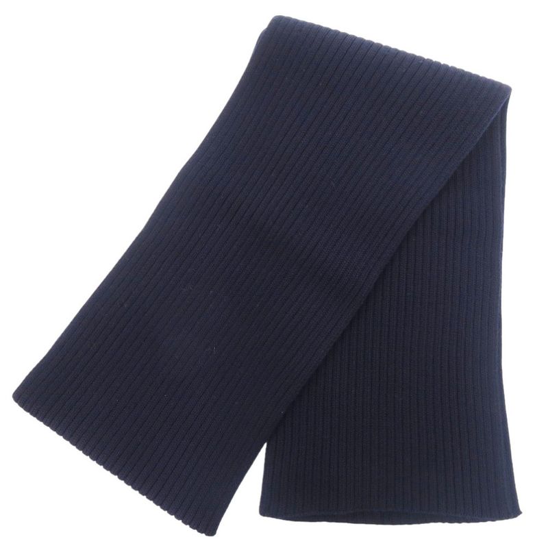 Unused PRADA Sportsline Logo Sms180 Wool Navy Muffler- 1114 PRADA Men's