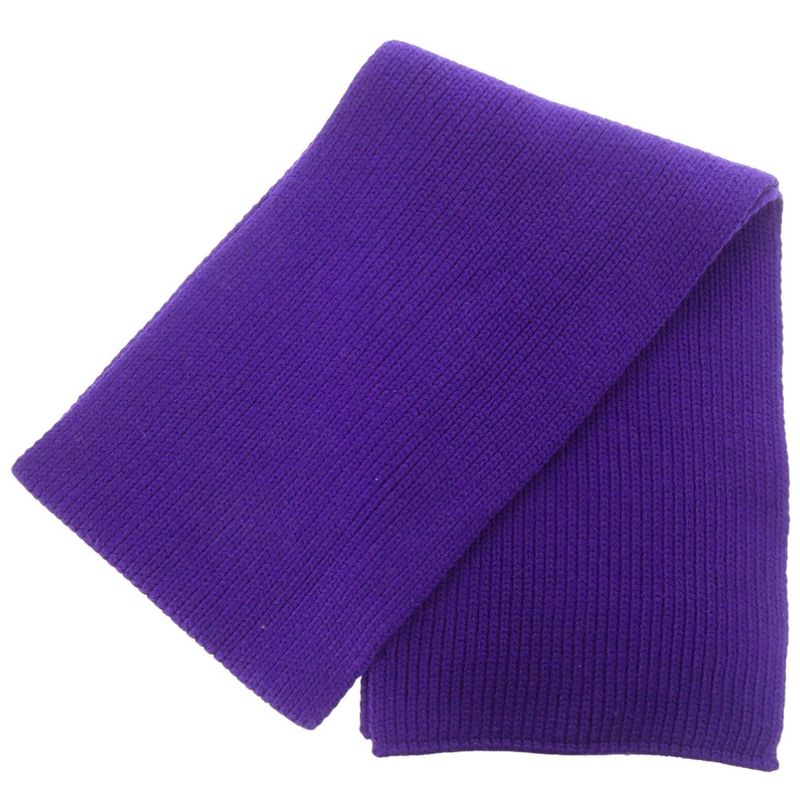 Unused PRADA 27380 S182 Wool Purple Muffler Purple 1113 PRADA Men's