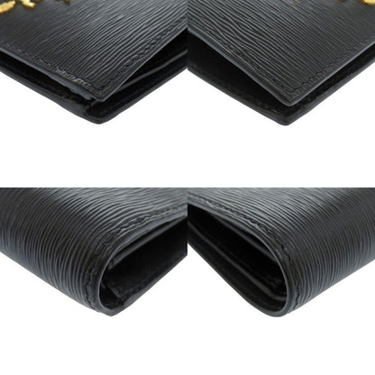 PRADA 1mv204 Vitterom-ve Leather Black Bifold Wallet Black 1081 PRADA