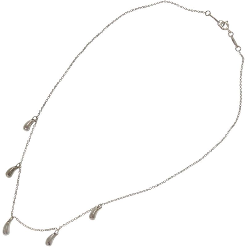 Tiffany & Co Elsa Peretti 5P Tea A Dos Lop Silver-925 Silver- Necklace 1044