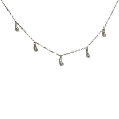 Tiffany & Co Elsa Peretti 5P Tea A Dos Lop Silver-925 Silver- Necklace 1044