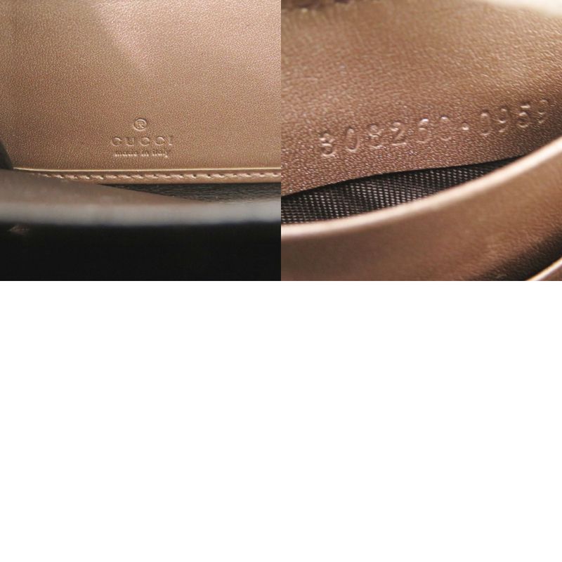 GUCCI Micro Guccissima 308260 Enamel Pink Long Wallet 1052 GUCCI