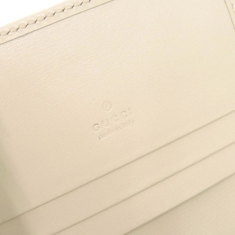 GUCCI Jack-1961 645536 Leather Ivory Bifold Wallet 1093 GUCCI