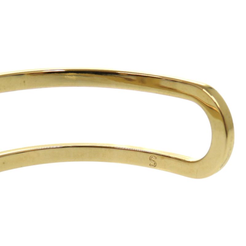FENDI FF Logo O-rock Metal Gold Bangle 0231 FENDI