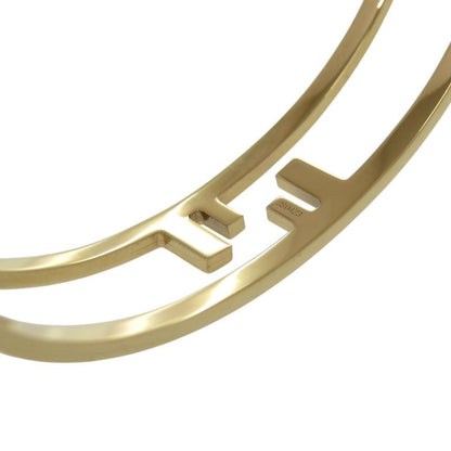 FENDI FF Logo O-rock Metal Gold Bangle 0231 FENDI