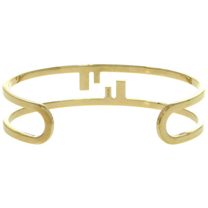 FENDI FF Logo O-rock Metal Gold Bangle 0231 FENDI