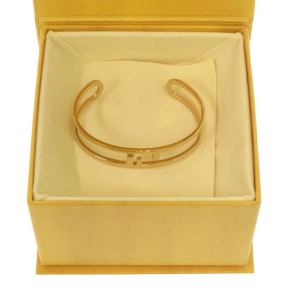 FENDI FF Logo O-rock Metal Gold Bangle 0231 FENDI
