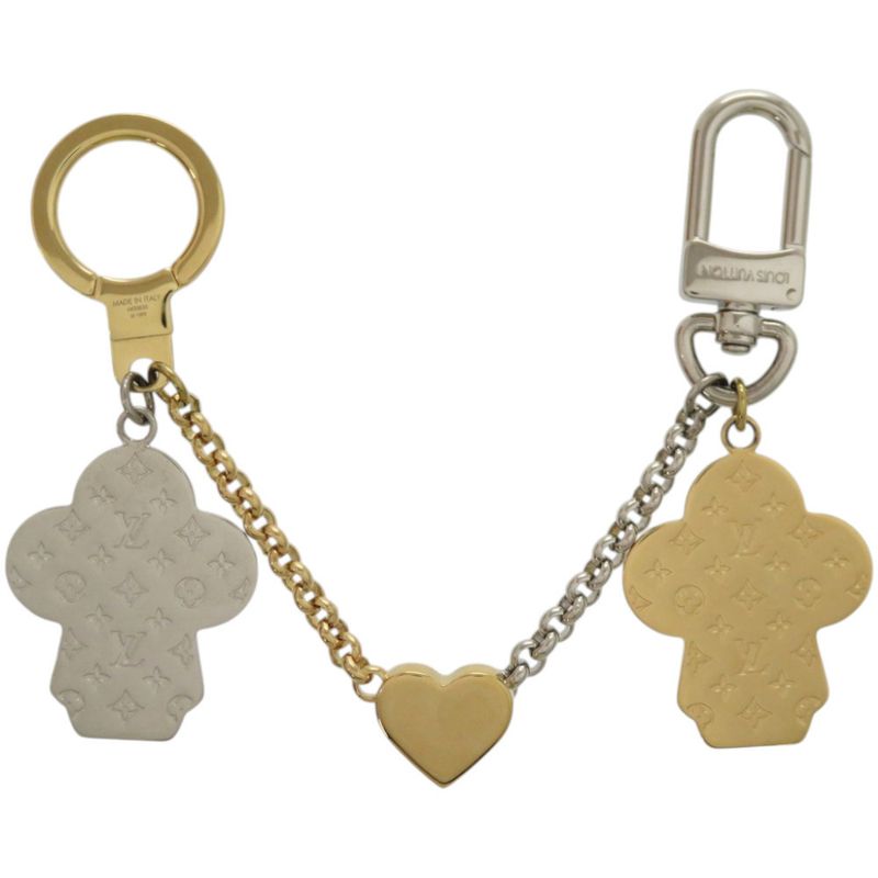 Louis Vuitton Vivienne M00835 Metal Gold LV Gold And Silver Key Holder 1109
