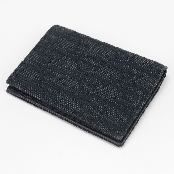 DIOR Bifold Card Holder DIOR Oblique 2esch138yse Card Case Jacquard Men's