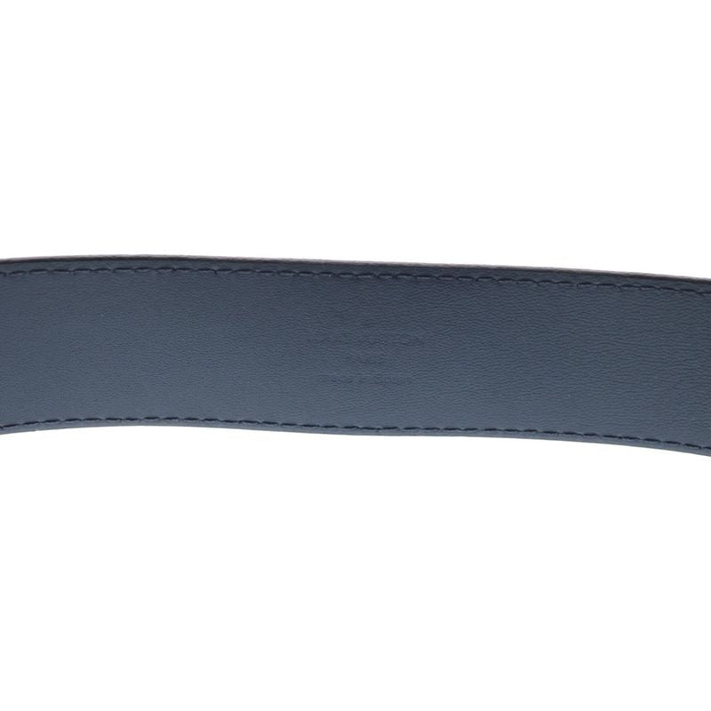 Louis Vuitton Sainteur Metropole Monogram -canvas Belt Navy- Leather M0049t