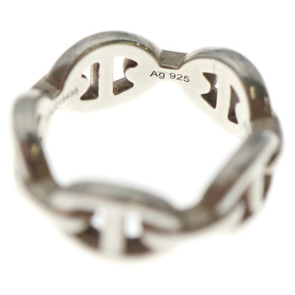 HERMES Chaine D'ancre PM Ring Silver