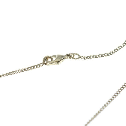 CHANEL Coco Mark Matelasse Plate Necklace Gold