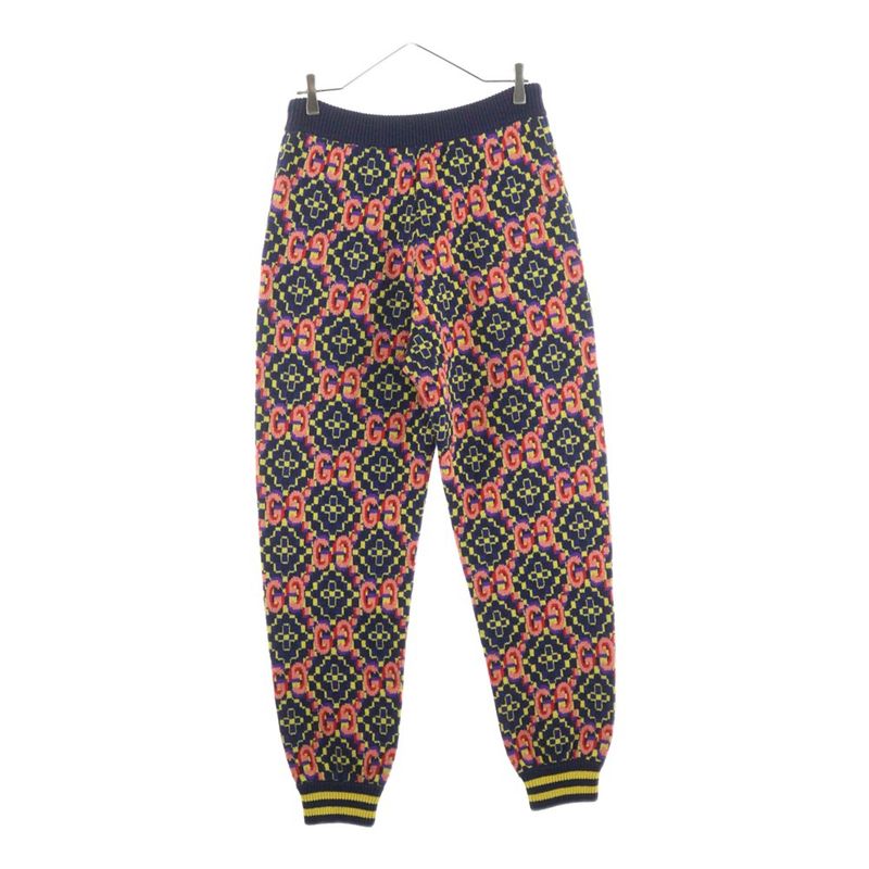 GUCCI Double G Jacquard Knit Long Pants Multicolor - 675999 Xkb4v