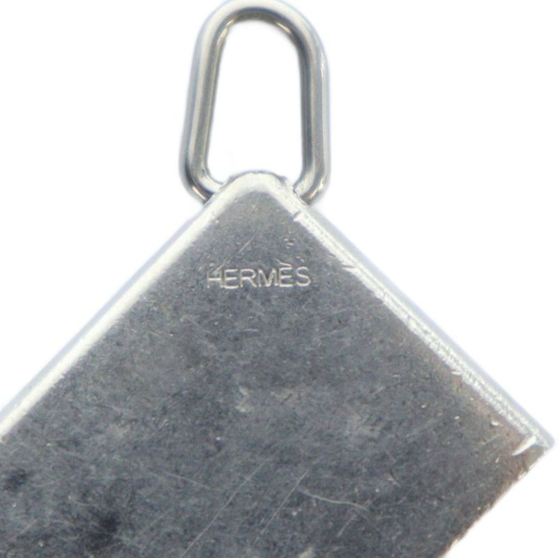 HERMES Necklace Amour Top Only Accessories - Pendant Logo Silver-color • GY18