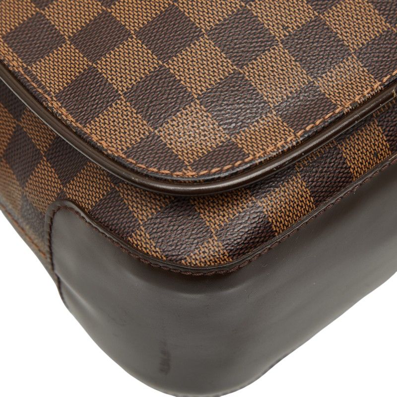 Louis Vuitton Damier Spencer Crossbody Shoulder Bag N58021 Brown PVC Leather