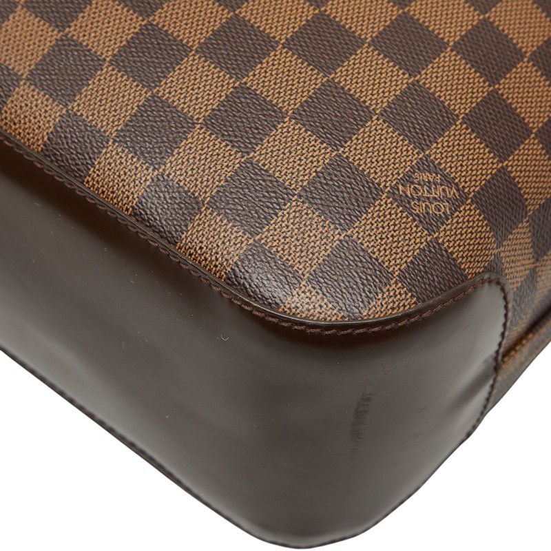 Louis Vuitton Damier Spencer Crossbody Shoulder Bag N58021 Brown PVC Leather