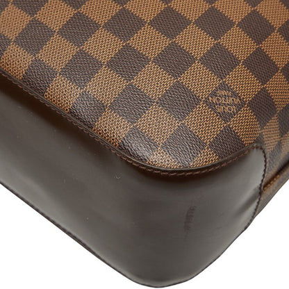 Louis Vuitton Damier Spencer Crossbody Shoulder Bag N58021 Brown PVC Leather