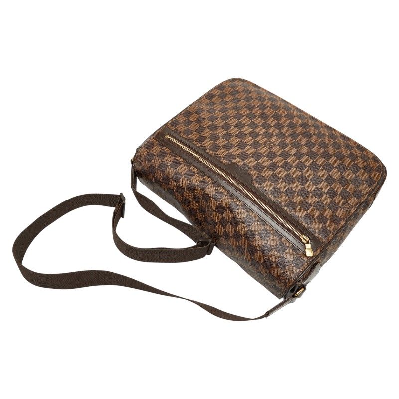 Louis Vuitton Damier Spencer Crossbody Shoulder Bag N58021 Brown PVC Leather