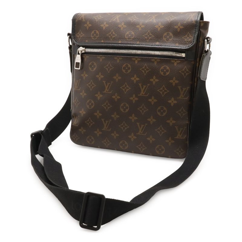 Louis Vuitton Monogram Macassar Bus MM Shoulder Bag Messenger Bag Crossbody