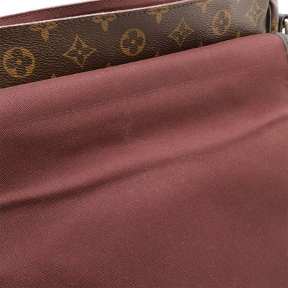 Louis Vuitton Monogram Macassar Bus MM Shoulder Bag Messenger Bag Crossbody