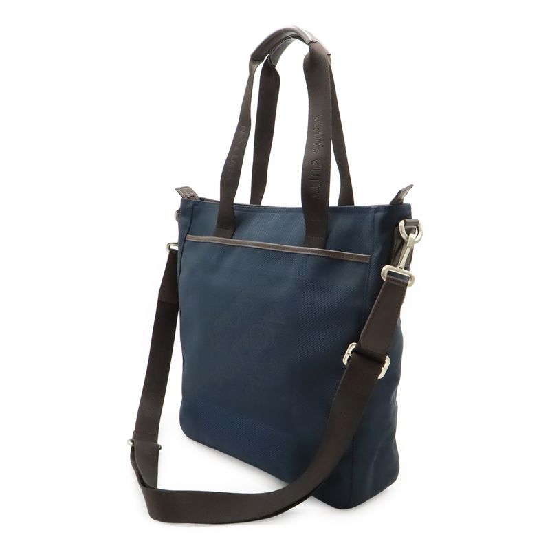 Louis Vuitton Damier Geant Jungle Tote Bag 2WAY Shoulder Bag Crossbody Blue