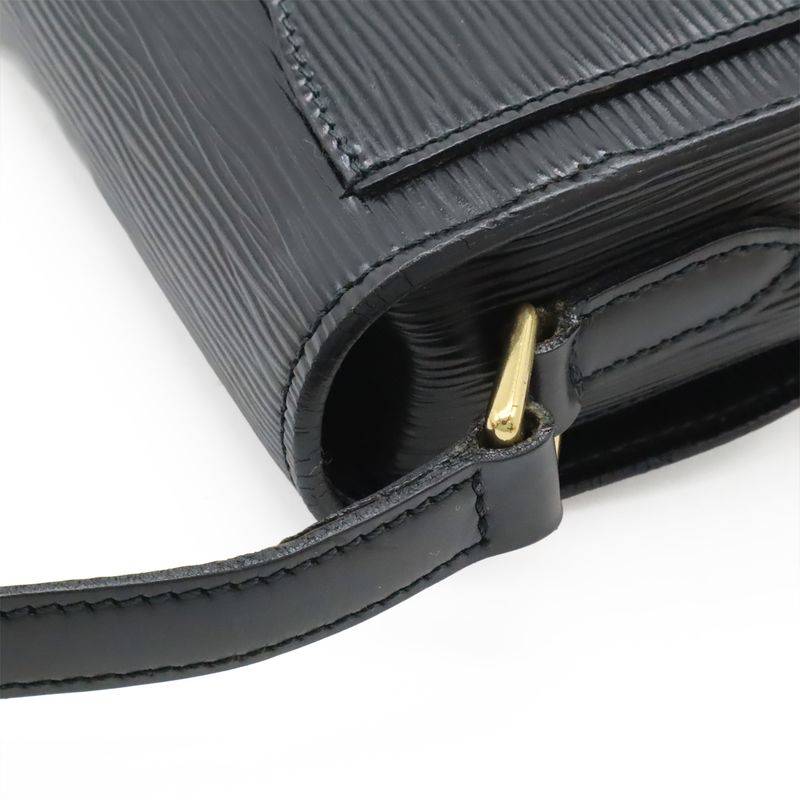 Louis Vuitton Epi Mini Suncle-shoulder Bag Pochette Crossbody Leather Noir