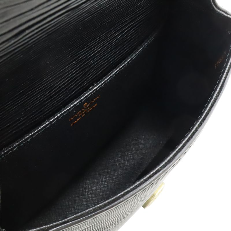 Louis Vuitton Epi Mini Suncle-shoulder Bag Pochette Crossbody Leather Noir
