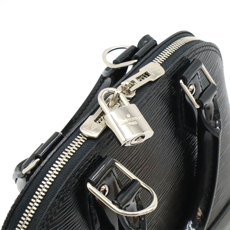 Louis Vuitton Epi Electric Alma BB Handbag Mini Bag 2WAY Shoulder Bag Noir