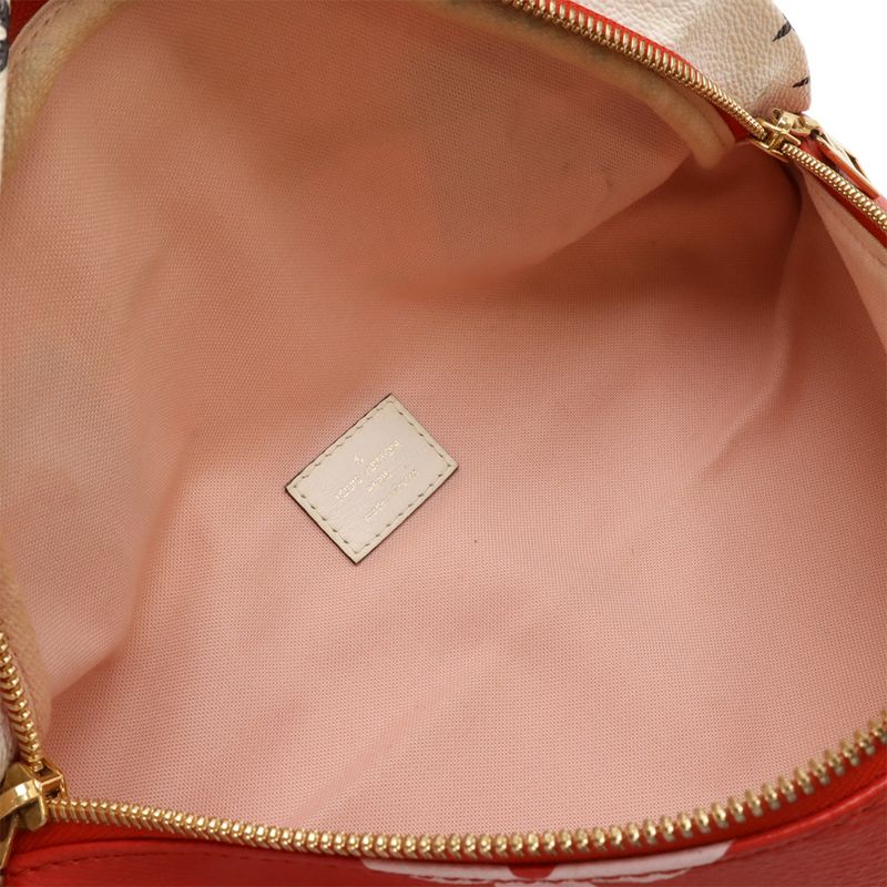 Louis Vuitton Monogram Giant Bum Bag Waist Bag Waist Pouch Rouge Red Body Bag