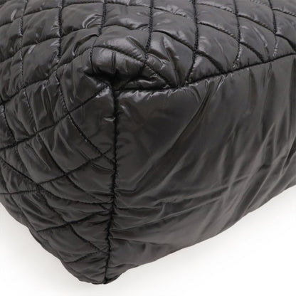 CHANEL Coco Cocoon Medium Tote MM Tote Bag Shoulder Bag Quilted Nylon Black