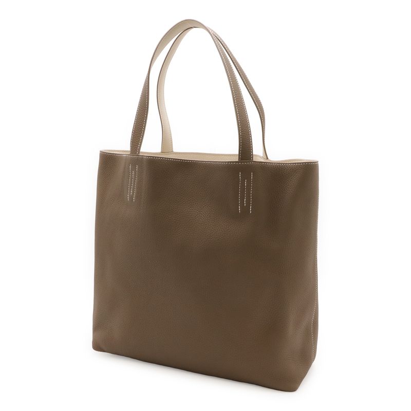 HERMES Double Sens 36 Double Sensation Tote Bag Shoulder Bag Reversible