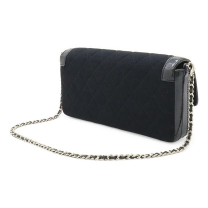 CHANEL 2.55 Matelasse Chain Bag Shoulder Bag Semi-shoulder Canvas Patent
