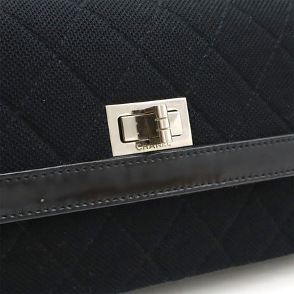CHANEL 2.55 Matelasse Chain Bag Shoulder Bag Semi-shoulder Canvas Patent