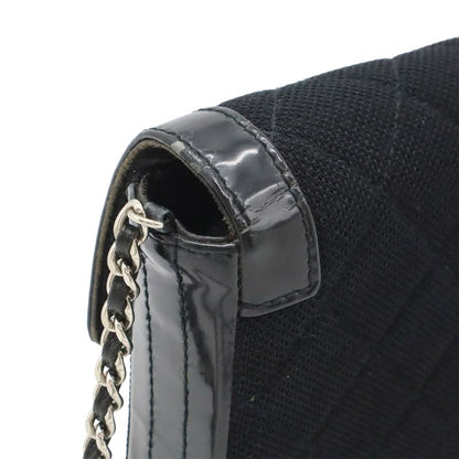 CHANEL 2.55 Matelasse Chain Bag Shoulder Bag Semi-shoulder Canvas Patent
