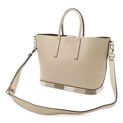 FENDI Selleria Handbag 2WAY Shoulder Bag One Shoulder Crossbody Leather Sand