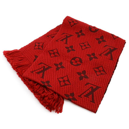 Louis Vuitton Echarpe Logomania Muffler - 94% Wool 6% Silk Ruby - Red M72432