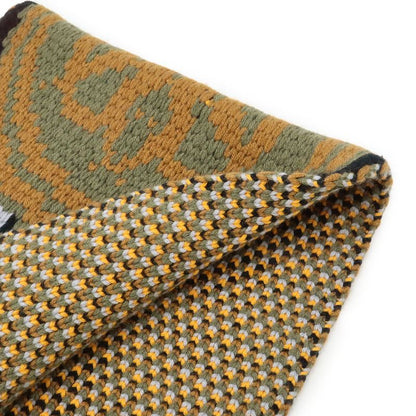 HERMES Grande Tenue Muffler - Shawl Knit Braided Belt Pattern 100% Cashmere