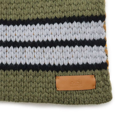 HERMES Grande Tenue Muffler - Shawl Knit Braided Belt Pattern 100% Cashmere