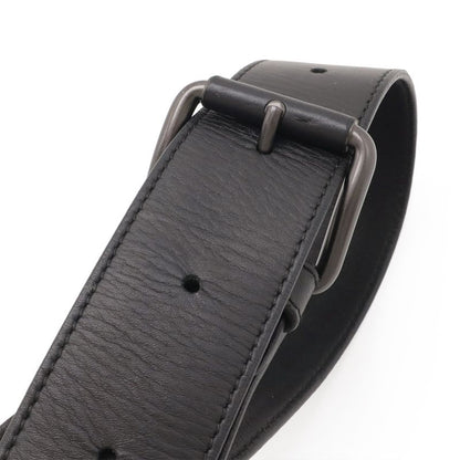 BOTTEGA VENETA Intrecciato Waist Bag Body Bag Leather Black 121604