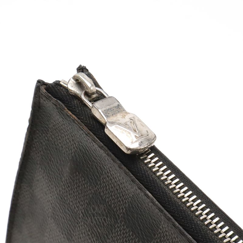 Louis Vuitton Damier Graphite Pochette Joule PM NM2 Clutch Bag Second Bag Pouch