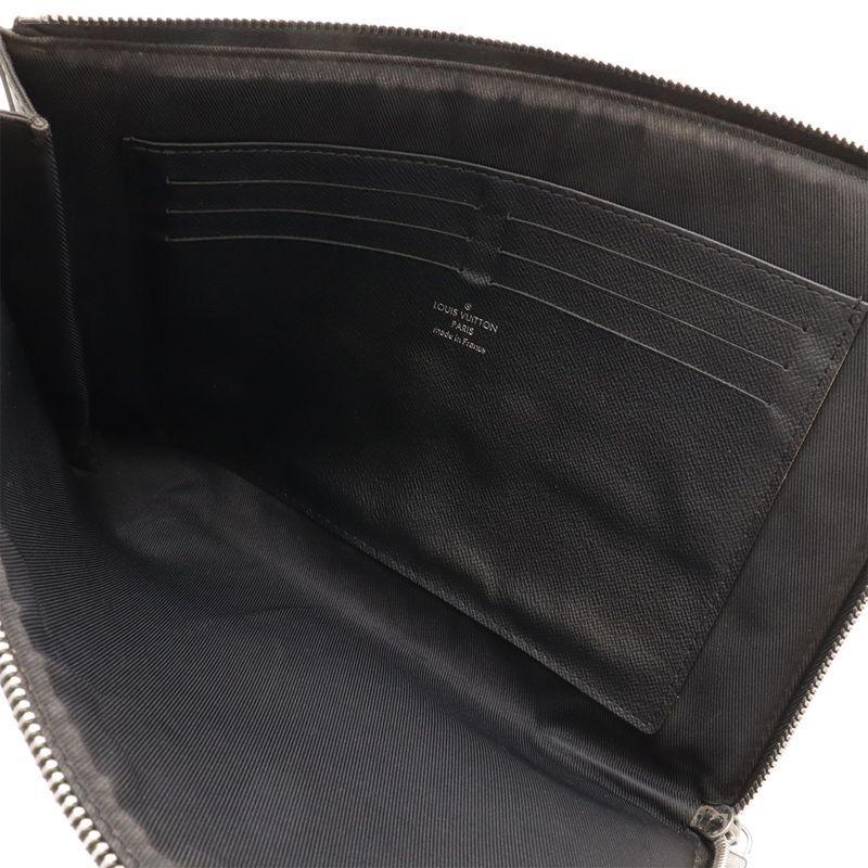 Louis Vuitton Damier Graphite Pochette Joule PM NM2 Clutch Bag Second Bag Pouch