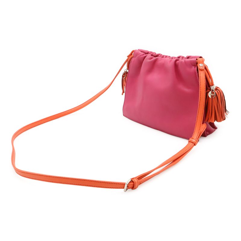 LOEWE Flamenco Anagram Mini Shoulder Bag Pochette Crossbody Drawstring Fringe