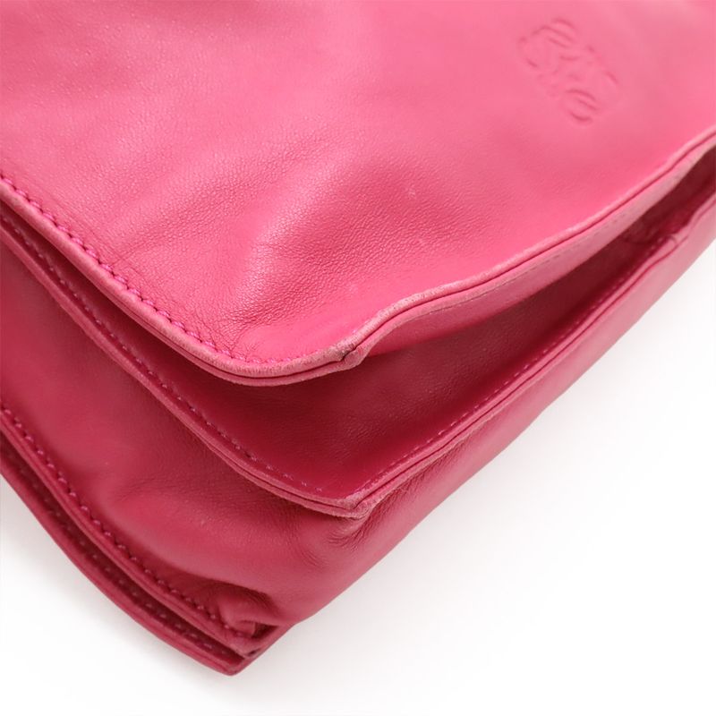 LOEWE Flamenco Anagram Mini Shoulder Bag Pochette Crossbody Drawstring Fringe