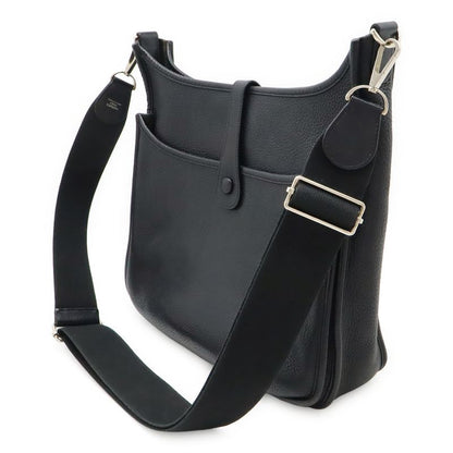 HERMES Evelyne 3 III GM Shoulder Bag Crossbody Taurillon Clemence Black