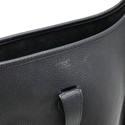 HERMES Evelyne 3 III GM Shoulder Bag Crossbody Taurillon Clemence Black