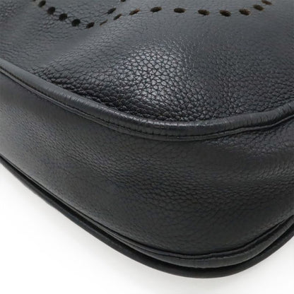 HERMES Evelyne 3 III GM Shoulder Bag Crossbody Taurillon Clemence Black