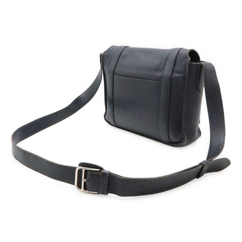 HERMES Steve Caporal 27 Shoulder Bag Messenger Bag Crossbody Taurillon Clemence