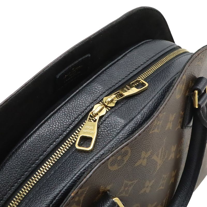 Louis Vuitton Monogram Alma Bag Into Bag Handbag 2WAY Shoulder Bag Noir Black