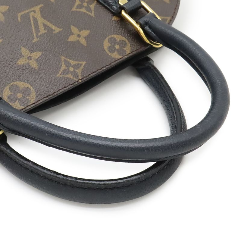 Louis Vuitton Monogram Alma Bag Into Bag Handbag 2WAY Shoulder Bag Noir Black